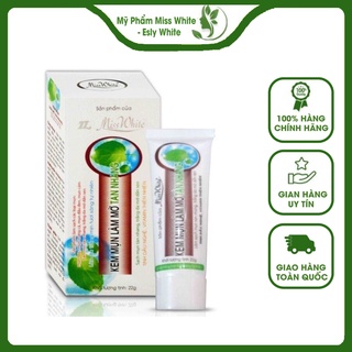 Kem mụn làm mờ tàn nhang miss white 22g giúp làn da tươi sáng mịn màng