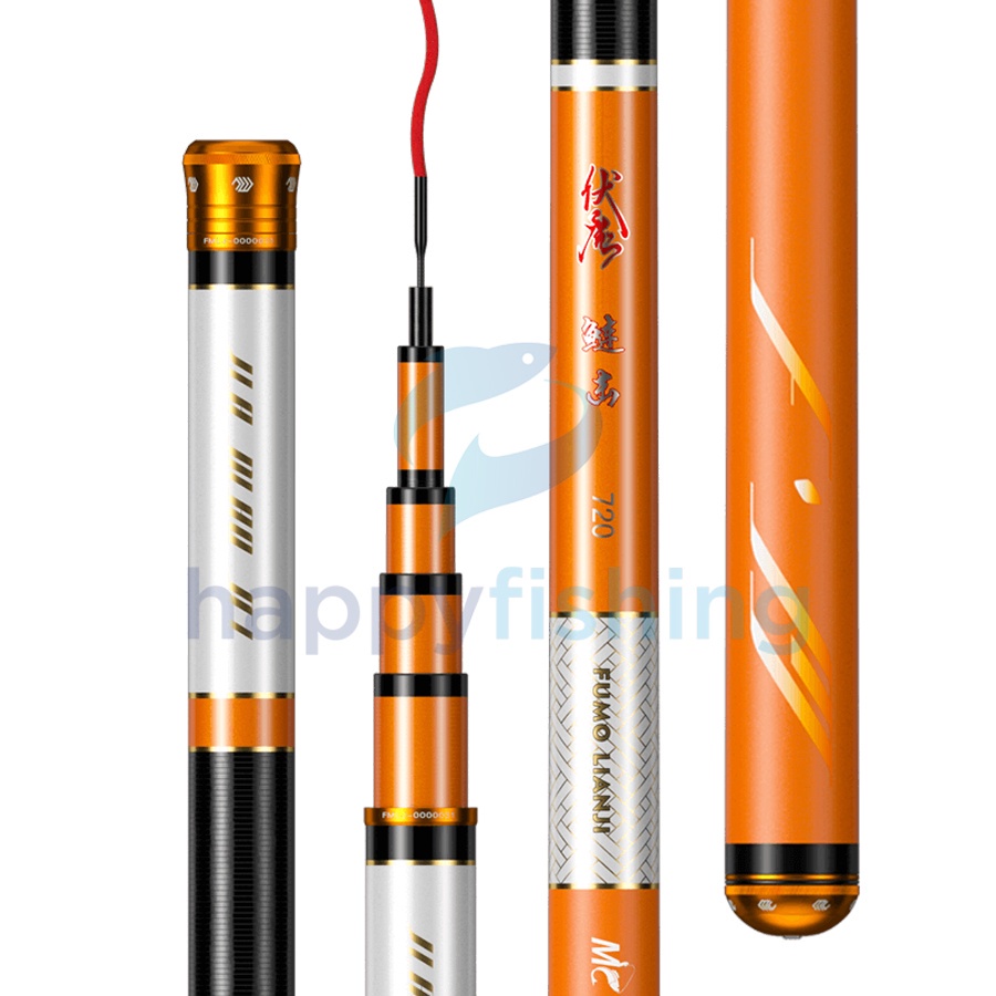 Cần Câu Carbon Siêu Nhẹ Siêu Cứng MC Phục Ma Liên Kích 6H- Bản Mới 2021 Chuyên Săn Hàng