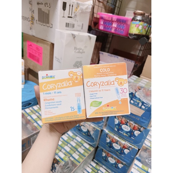 Muối uống Coryzalia Boiron hộp 30 tép