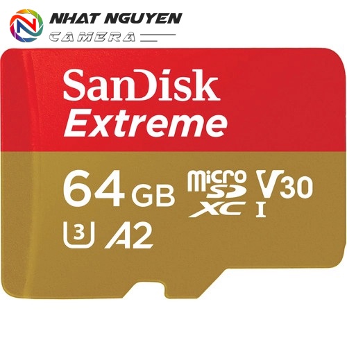 Thẻ MicroSD 64GB Sandisk Extreme 160MB/s A2 U3 V30