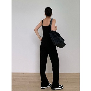 Jumpsuit Ống Rộng Lưng Cao Thời Trang Mùa Hè Hàng Mới 2022