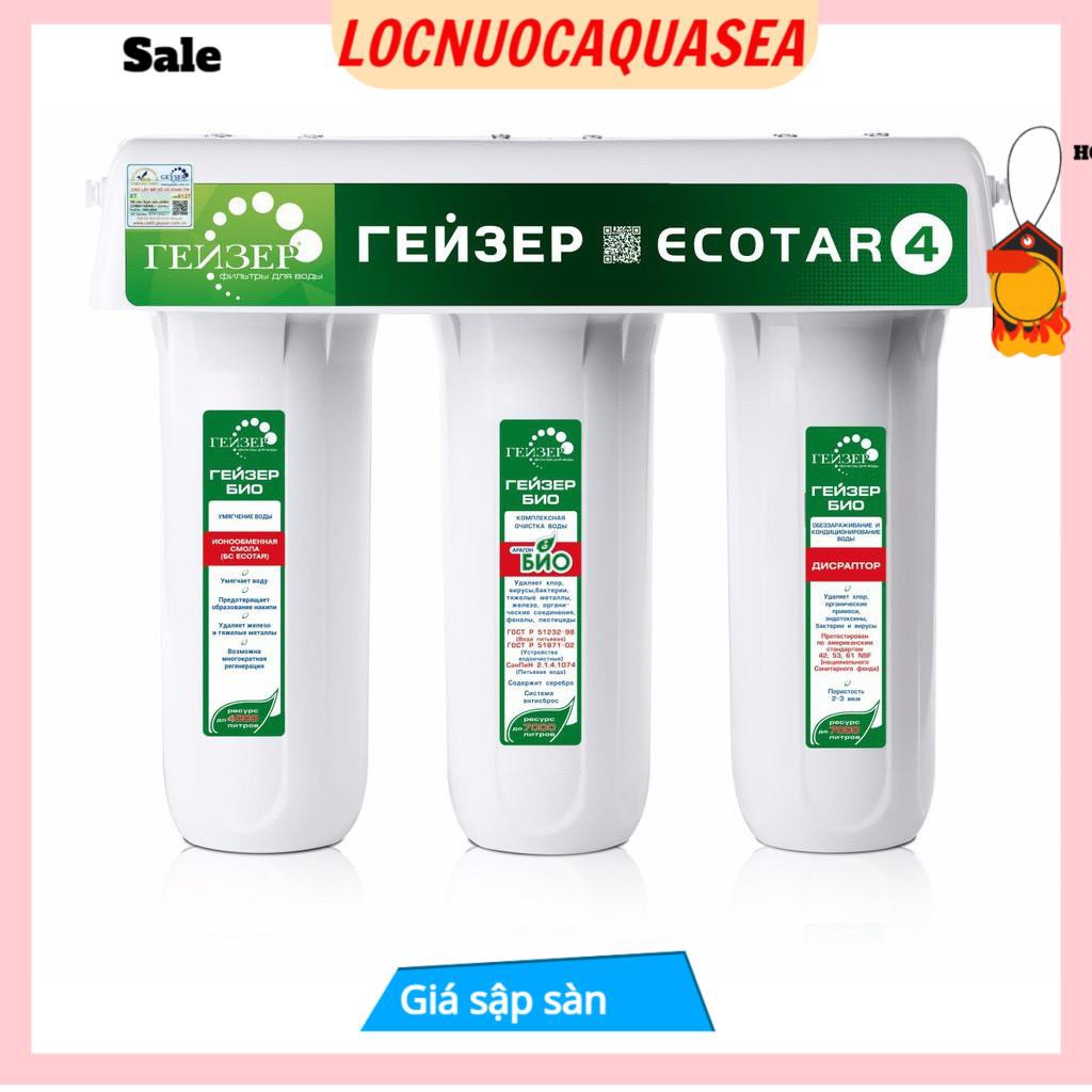 Máy lọc nước Geyser ecota 4 👉 Máy Nanogeyser Không Nước Thải Không Dùng Điện