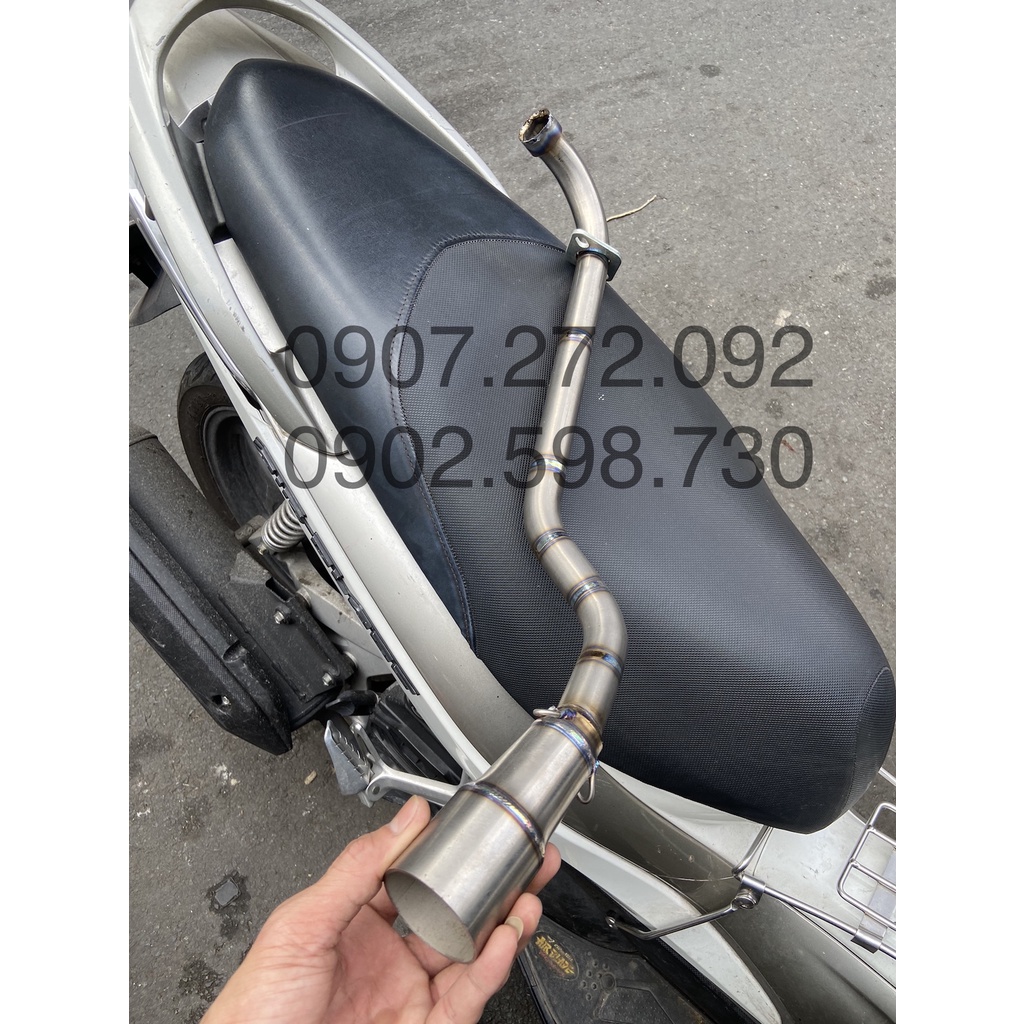 [HOẢ TỐC HCM] Cổ pô TITAN xịn phi 27mm X 1,5mm gắn pô LON pô ĐỘ họng 51mm dành cho MSX