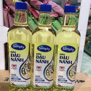 dầu các loại đậu nành simply, mezal, nep 1l