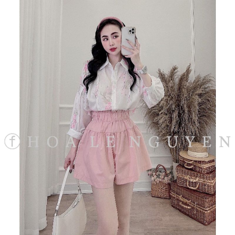 Set Áo Hoa Hồng Mix Quần Tacta Siêu Hot | BigBuy360 - bigbuy360.vn