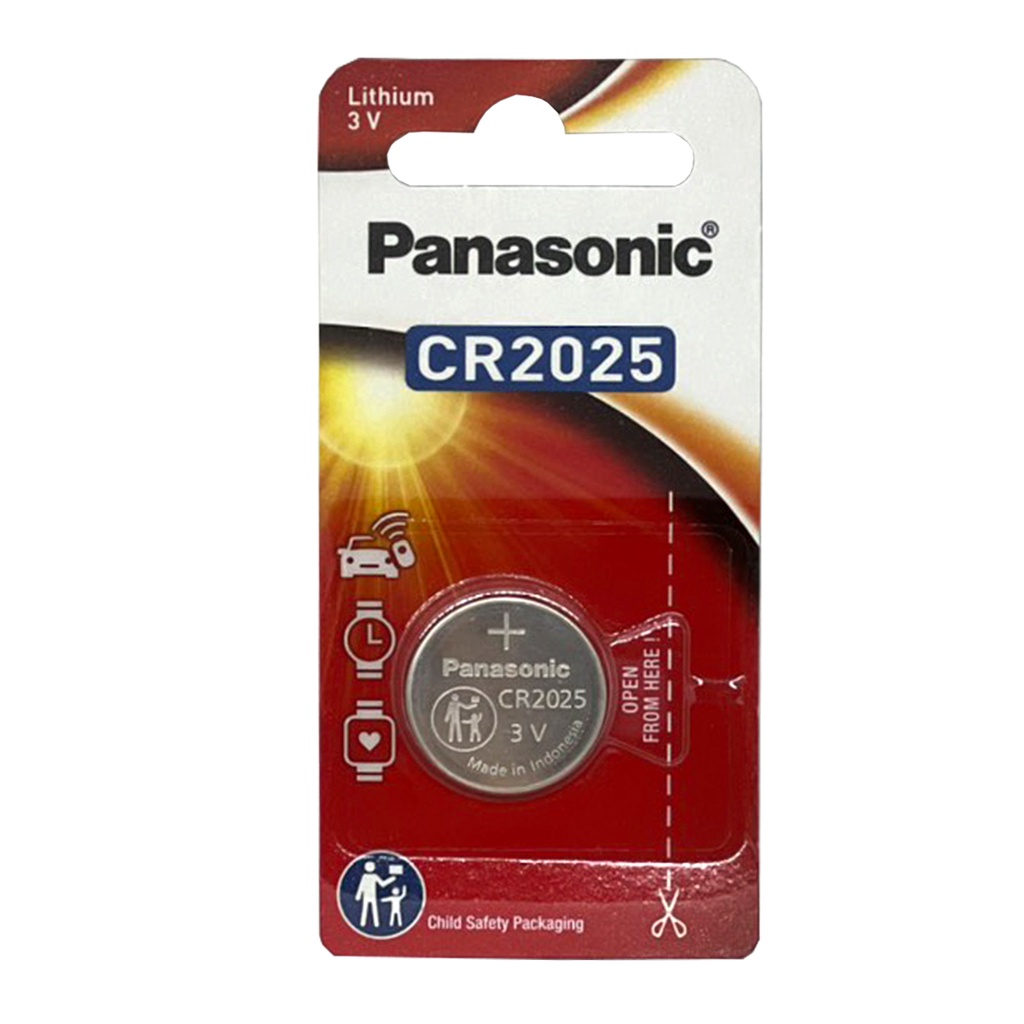 Pin CR2025 Panasonic lithium 3V vỉ 1 viên cao cấp