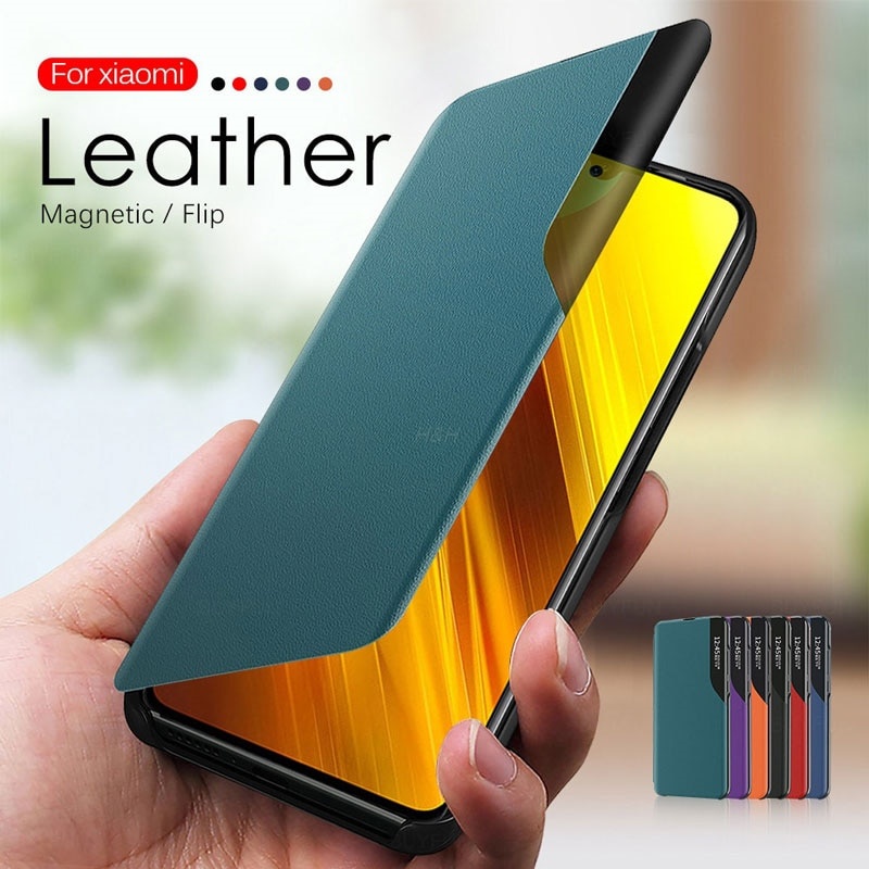 Ốp Điện Thoại Nắp Lật Nam Châm Thông Minh Cho iPhone 11 Pro Max 12 Pro Max 11 12 X XS