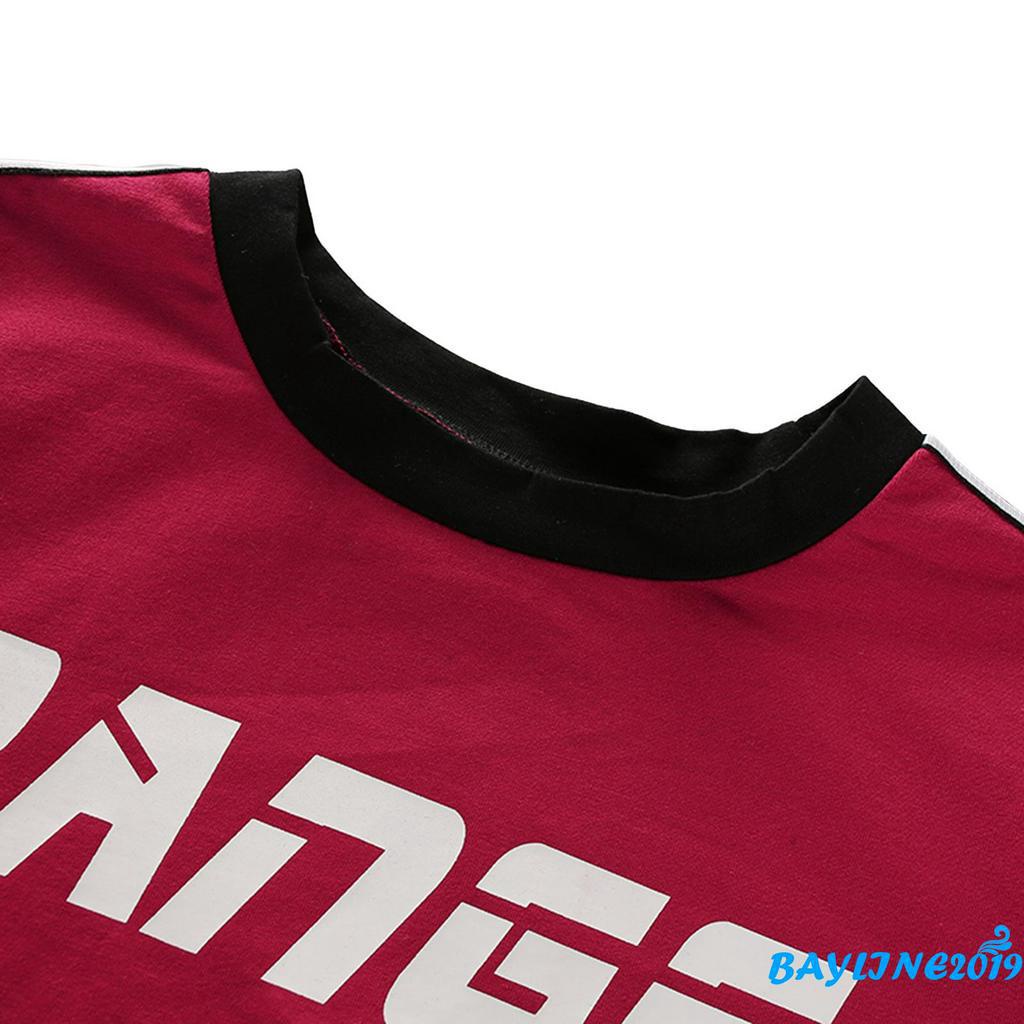 Áo Thun Tay Ngắn In Chữ Trẻ Trung Cho Nữ