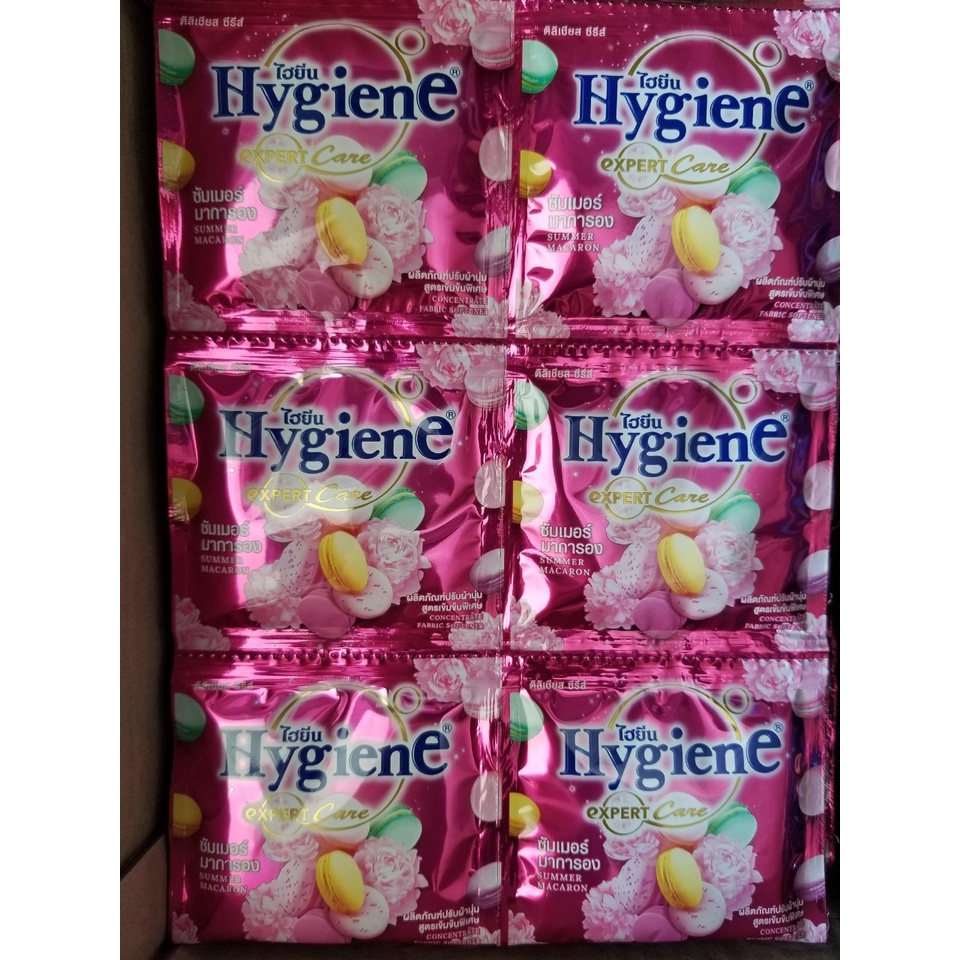 Màu mới Nước xả Hygiene Thái Lan dây 12 gói