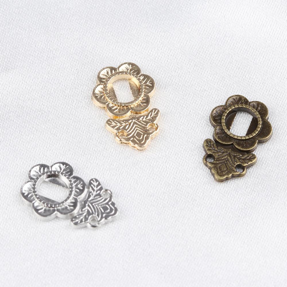 Set 10 Nút Kim Loại Mini Siêu Nhỏ Màu Sắc Cầu Vồng 18mm 3 Màu Cho Búp Bê