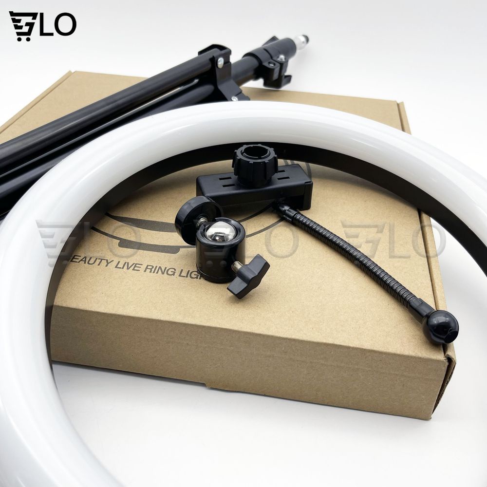 [Hỏa Tốc HCM] Bộ Giá Đỡ Điện Thoại Livestream Có Đèn Led 26cm/33cm Chiều cao 2 mét 1