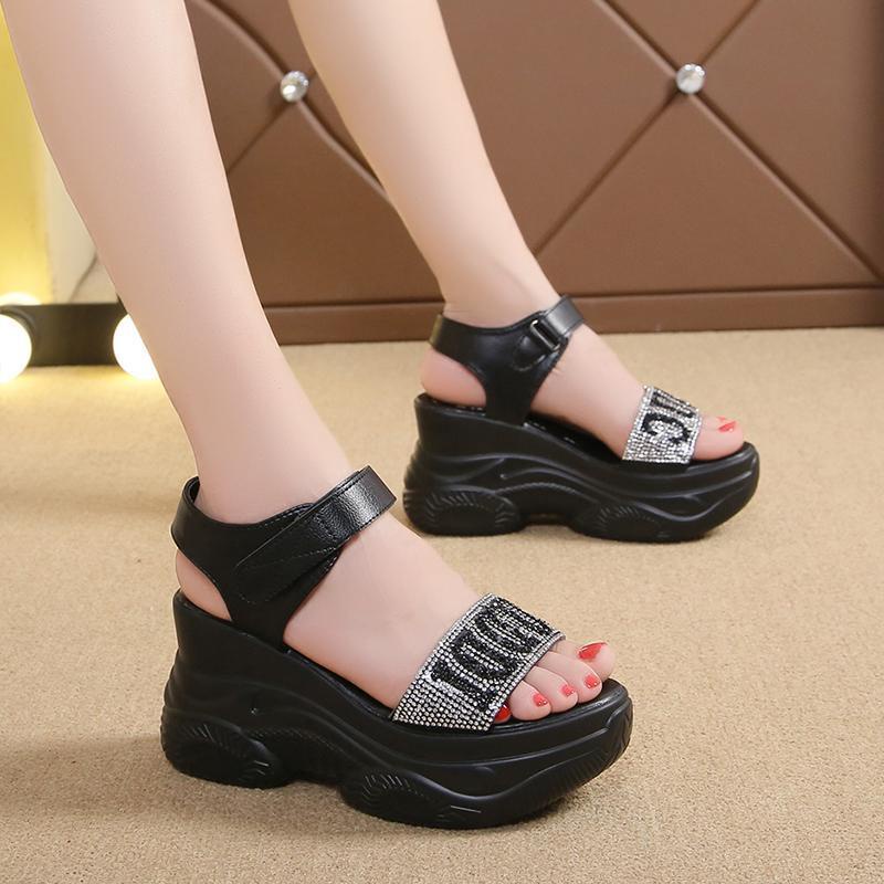 Sandal Đế Xuồng Dày Dặn Phong Cách Thời Trang Mùa Hè Mới 2022