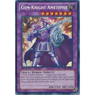 Thẻ bài Yugioh - TCG - Gem-Knight Amethyst / HA06-EN047'
