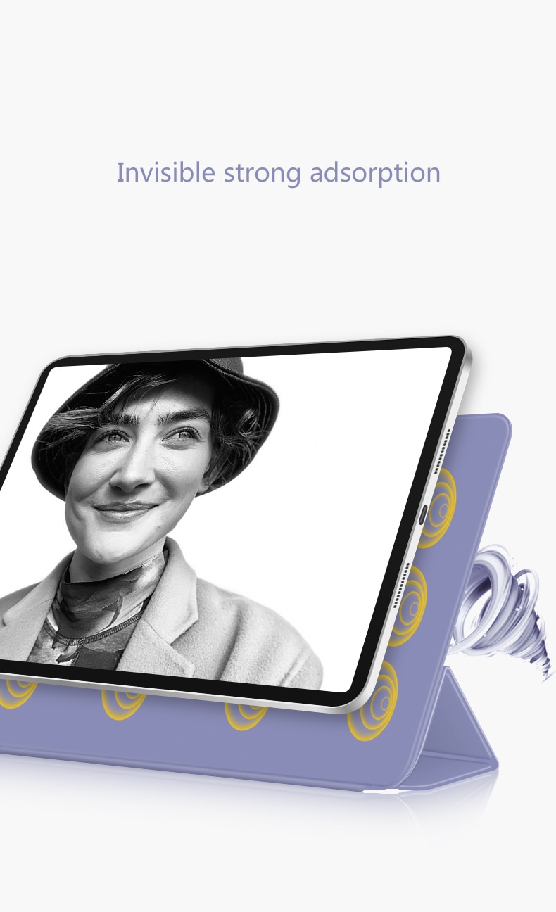 Heux Bao Da Có Khóa Nam Châm Bảo Vệ Cho Ipad Pro 12.9 11 Air4 10.9 Inch 2020 2018 2021 | BigBuy360 - bigbuy360.vn