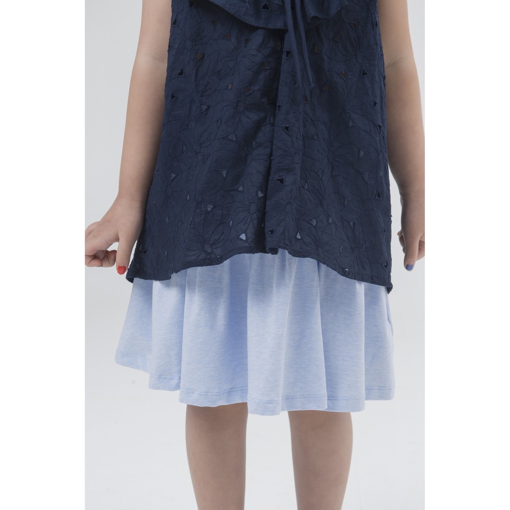 Chân váy họa tiết bo chun 2 lớp Bé Gái IVY moda MS 31G0748