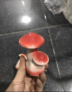 Phụ kiện nấm bằng gốm sứ