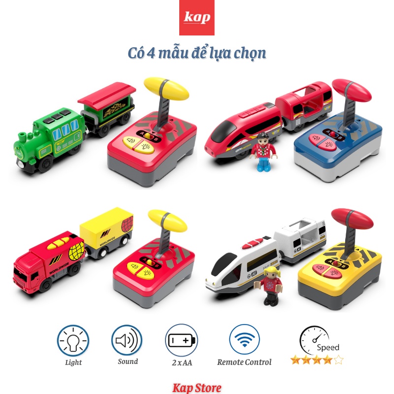Tàu điện 2 toa chỡ khách có cần gạt ĐK (xe không kèm theo đường ray) xe dành cho đường ray gỗ