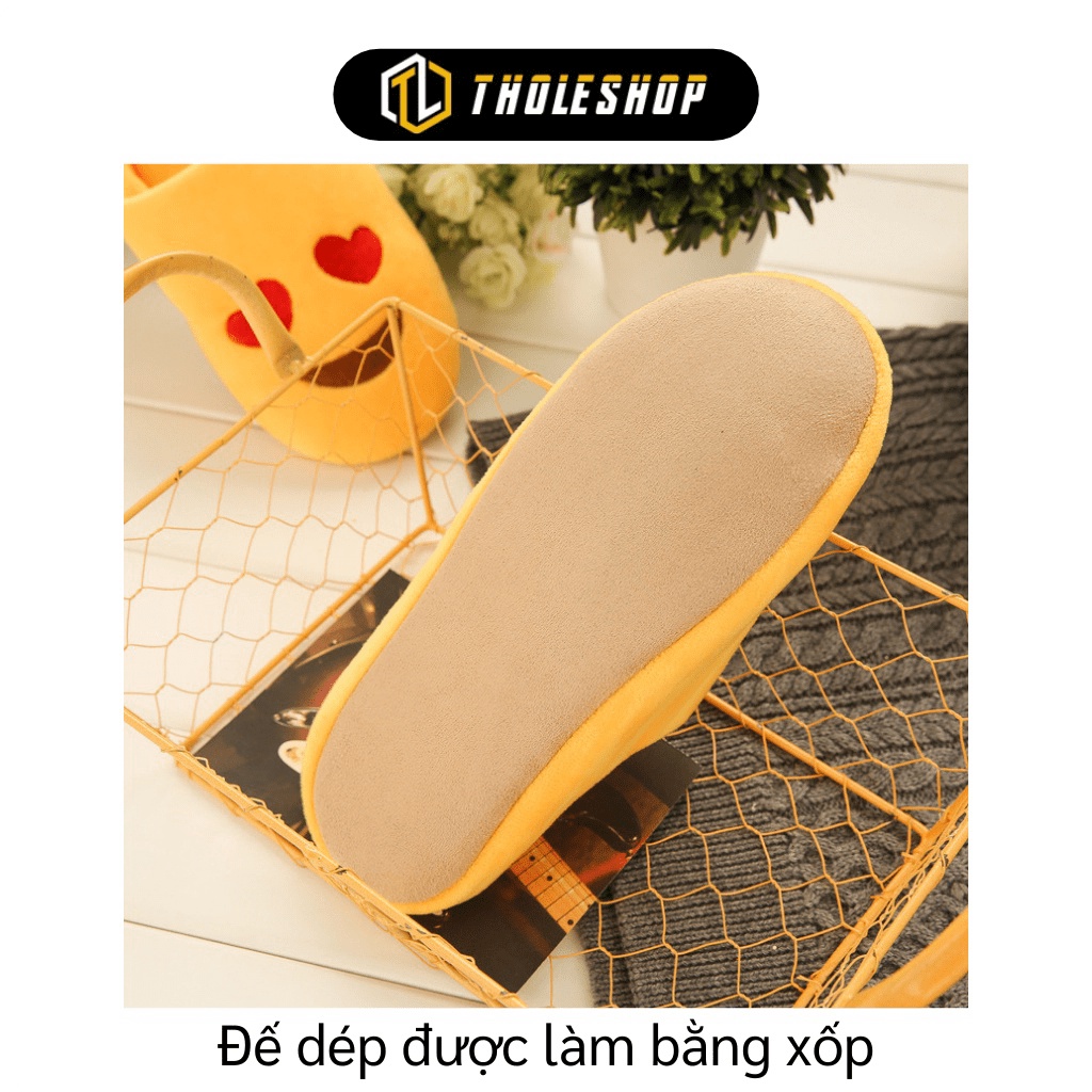 [SGD] Dép Đi Trong Nhà - Dép Bông Đi Trong Văn Phòng Mặt Cảm Xúc, Icon Đáng Yêu, Siêu Ấm 7662