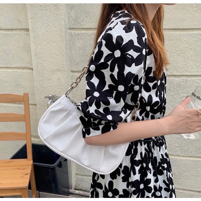 Túi đeo chéo nữ, túi đeo vai da rắn thời trang cực xinh