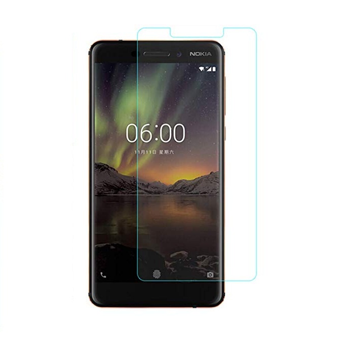 Miếng dán kính cường lực cho Nokia 6.1 trong suốt siêu mỏng 0.3mm hiệu HBO