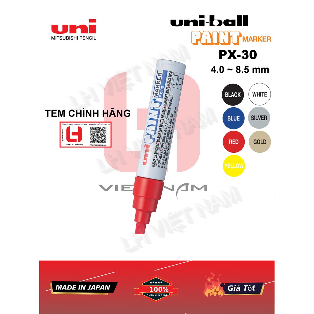 PX-30 UNI-BALL Paint Marker Bút sơn