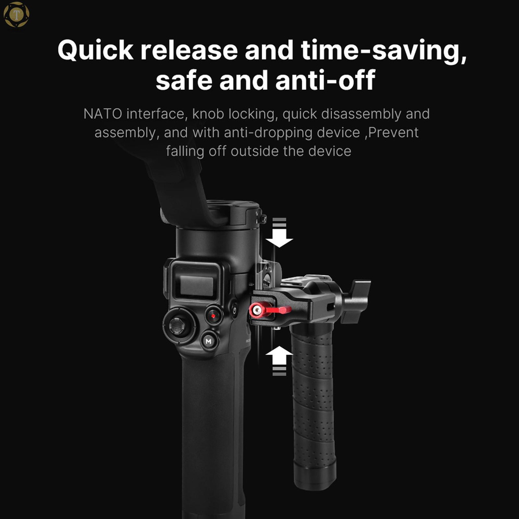 Tay Cầm Chống Rung 12 Giờ Bằng Hợp Kim Nhôm Cho Dji Ronin R083 1 / 4 Inch | BigBuy360 - bigbuy360.vn