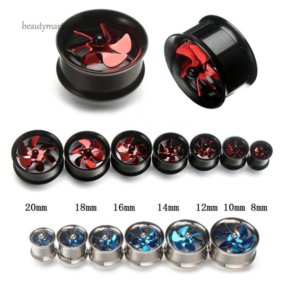 Khuyên nong tai 8-22mm tạo hình cánh quạt độc đáo