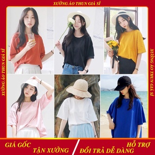 Áo thun nữ form rộng tay lỡ giá rẻ - Nhiều màu lựa chọn