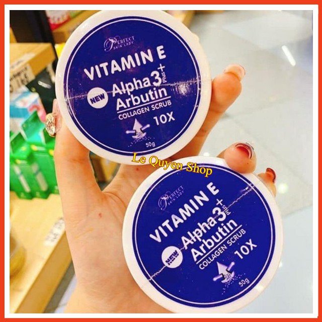 Tẩy tế bào chết Vitamin E Alpha Arbutin 3+ Thái Lan 50g