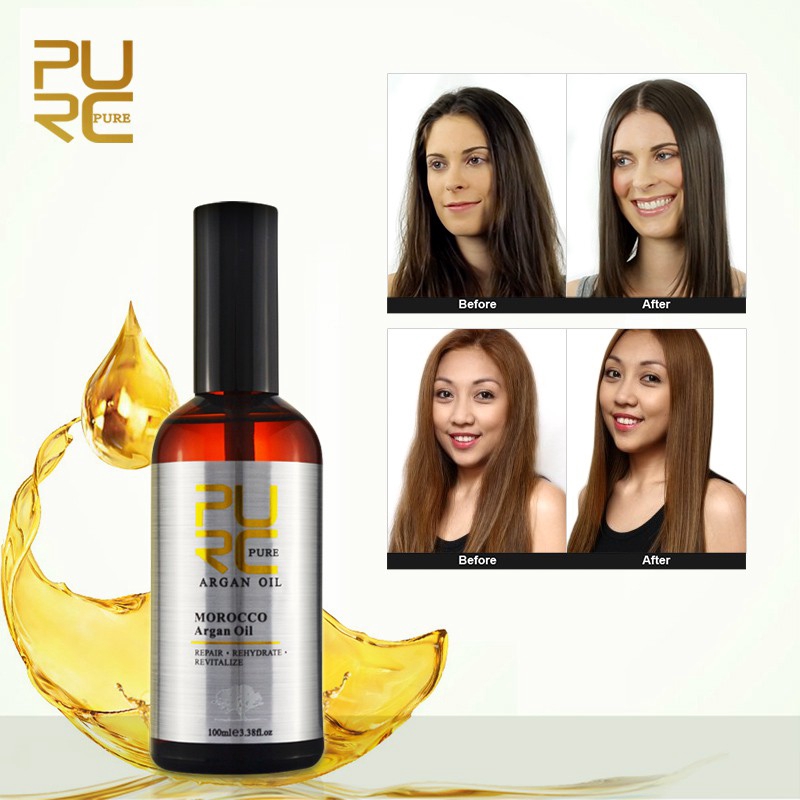 Tinh Dầu Argan PURC 10ml Giúp Chăm Sóc Tóc | BigBuy360 - bigbuy360.vn
