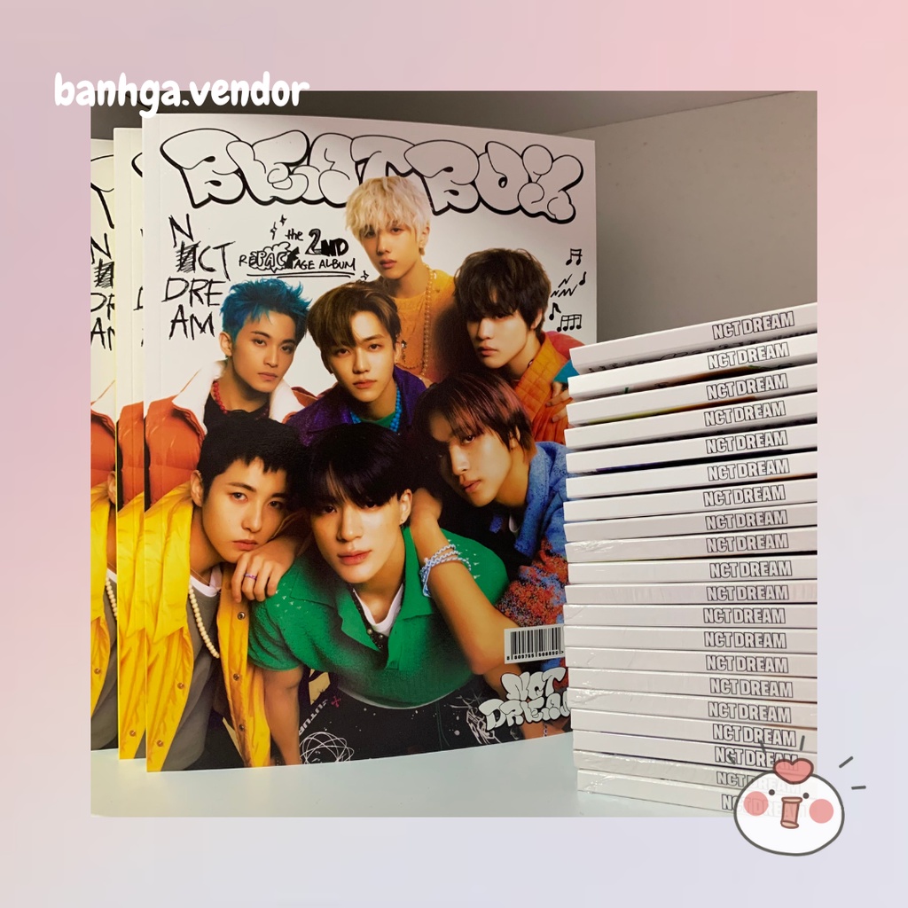 Tệp giấy trang trí hình 'BEATBOX' Digipack & Photobook NCT Dream Digi album