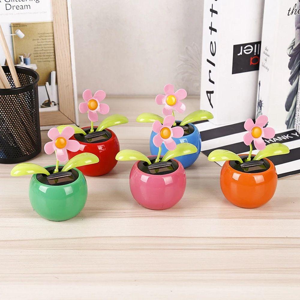 Cây Cảnh Trang Trí Nội Thất Xe Hơi Sử Dụng Năng Lượng Mặt Trời