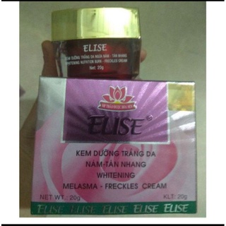 Kem elise 20g(TẶNG NẠ) Dưỡng trắng nám tàn nhang (Giá sập sàn)