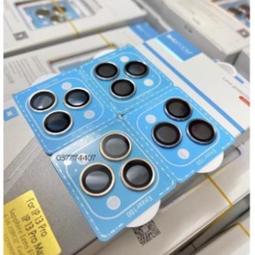 Bộ 3 dán mắt camera Kuzoom cho iPhone 13 Mini, 13, 13 Pro, 13 Pro max bảo vệ từng mắt camera chính hãng