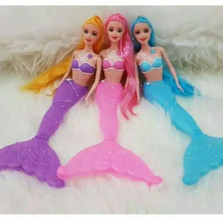 Mô Hình Búp Bê Barbie Nàng Tiên Cá Xinh Xắn 24ap4b