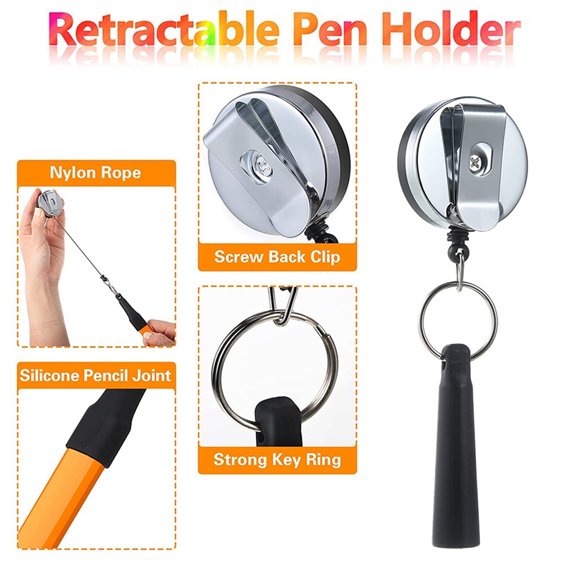 Set 12 Bút Chì Đánh Dấu Hình Bát Giác 7 Inches HB Kèm Đồ Chuốt Bút Chì Và Giá Đỡ