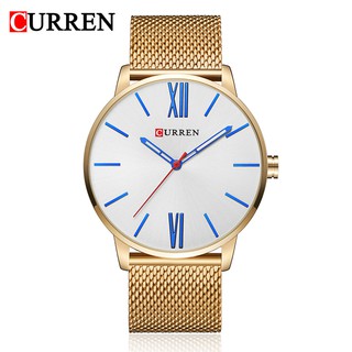 Đồng Hồ Nam Curren 8238 Dây Thép Không Gỉ, Chống Xước, Chống Nước