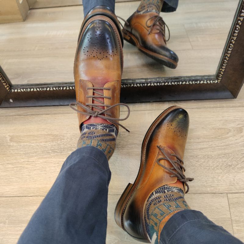 Giày tây nam công sở derby cao cấp 1501-2