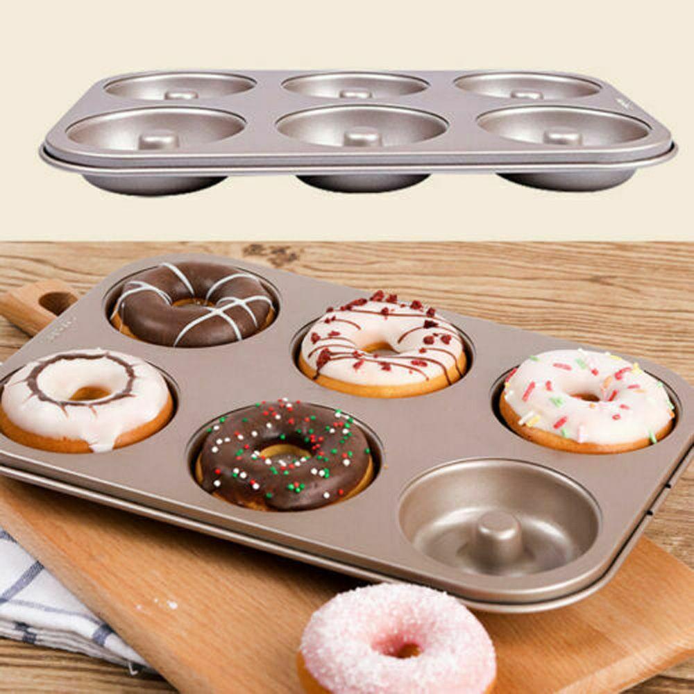 AUGUSTINA Khuôn Làm Bánh Donut Bằng Thép Carbon