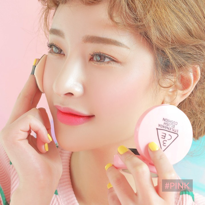 Phấn má hồng dạng nước 3ce blush cushion
