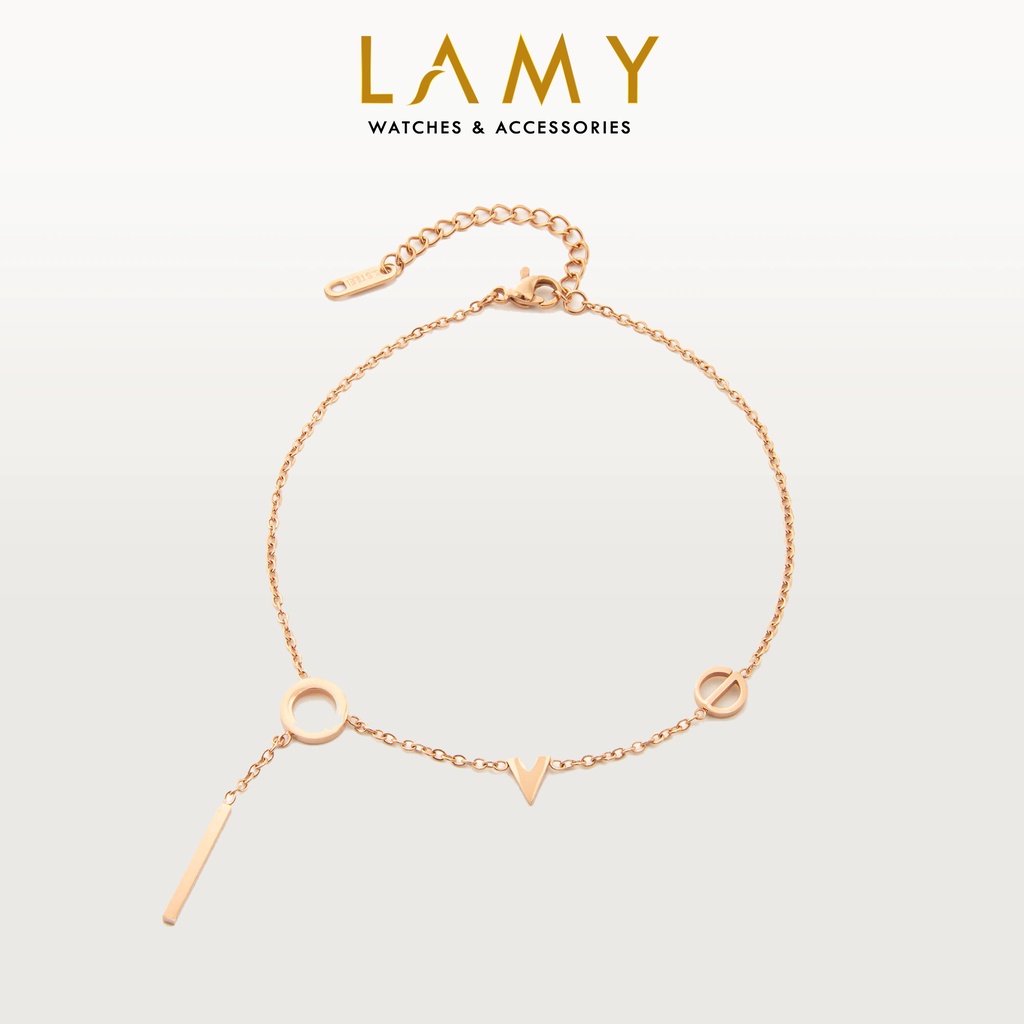 Lắc chân CDE Love You Forever Rose Gold Bracelet CDE20140100