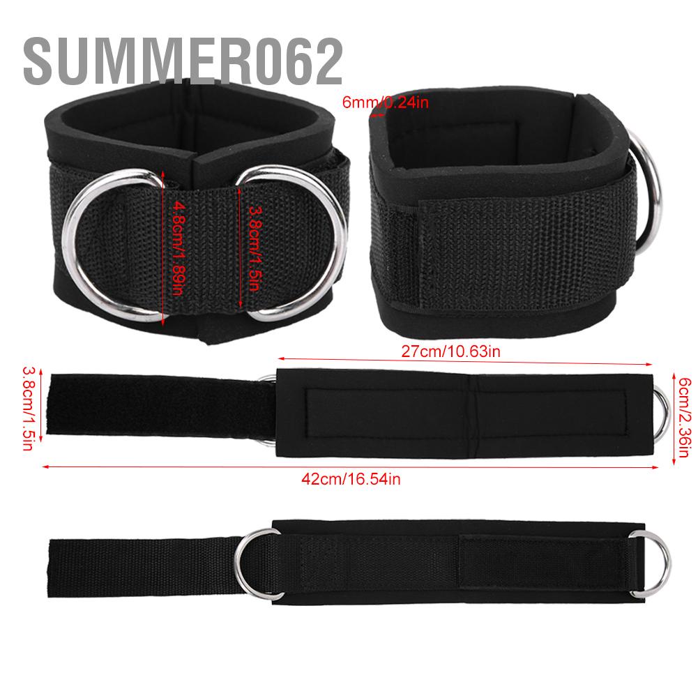 Vòng dây đai mắt cá chân Khóa mắt cá chân Huấn luyện chân Bảo vệ phòng tập thể dục 【Summer062】