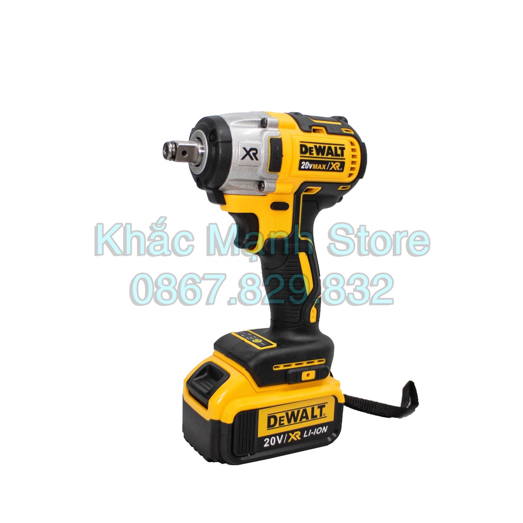 Máy Siết Bulong Dewalt 20V Động Cơ Không Chổi Than, Tặng Phụ Kiện Kèm 5 Khẩu