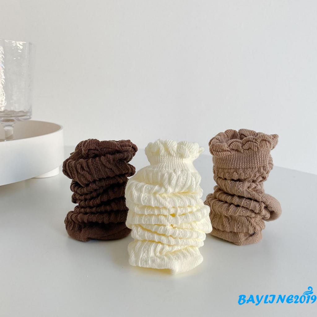 Vớ cotton ống cao vừa kiểu ren thời trang thu đông dành cho nữ