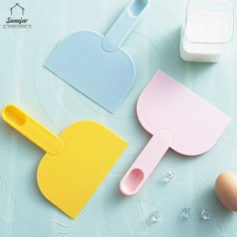 SWEEJAR Dụng cụ cắt / chà phẳng  bằng PP dùng làm bánh kem