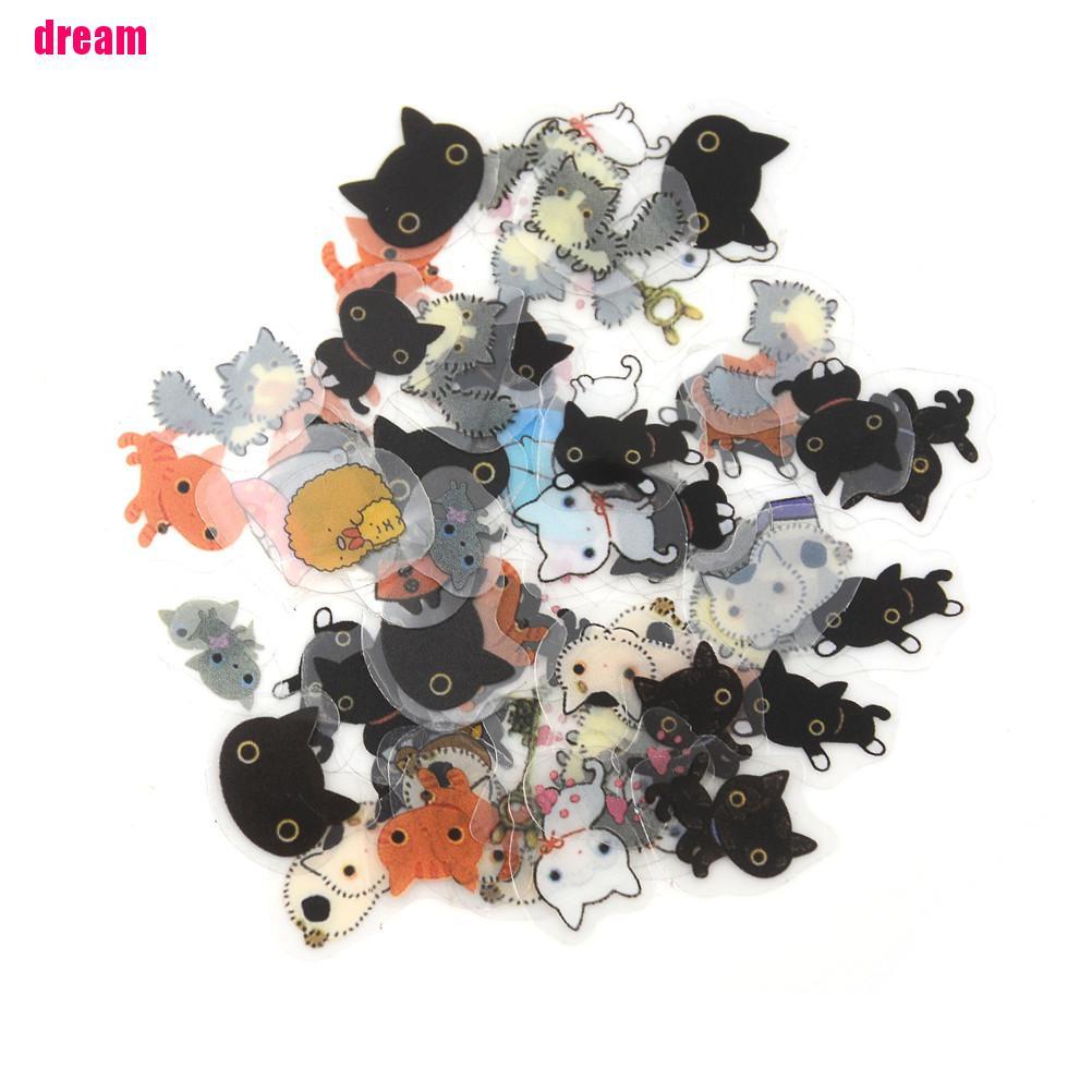 Set 80 Miếng Dán Trang Trí Nhật Ký Mini Dễ Thương