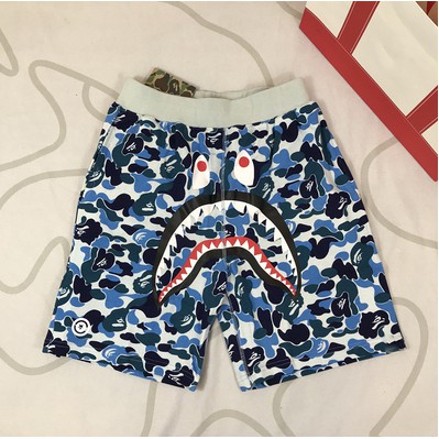 2021 Top Mới Nhất BAPE A Bathing Ape Quần Ngắn Đi Biển Cá Mập Cho Nam