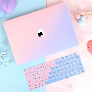 Combo Case ,Ốp + Phủ phím Mácbook Màu Ombre  (Tặng Kèm Nút Chống Bụi + Chống gãy đầu dây sạc )