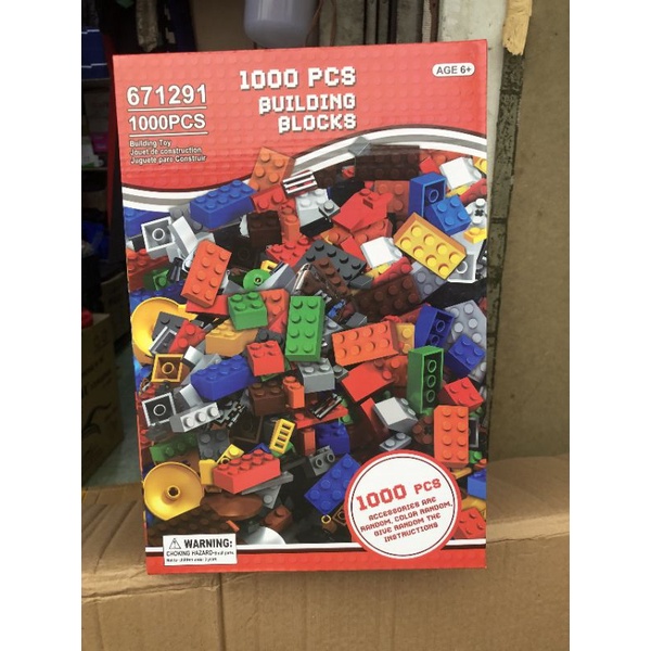 Bộ xếp hình lego 1000 chi tiết - Đồ chơi lắp ghép phát triển trẻ toàn diện