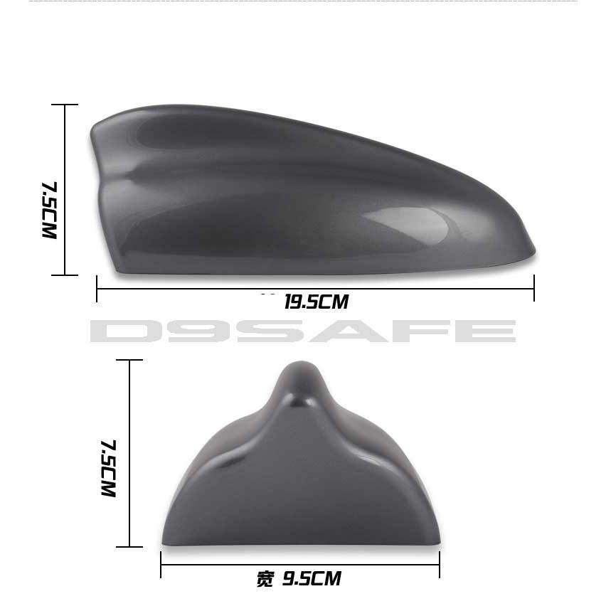 Vây cá chụp lớn, Ăng ten vây cá mập cho xe SUV cỡ lớn Sub Santafe, Sorento, Kona, Tucson, CX5... - Auto Bảo Lộc